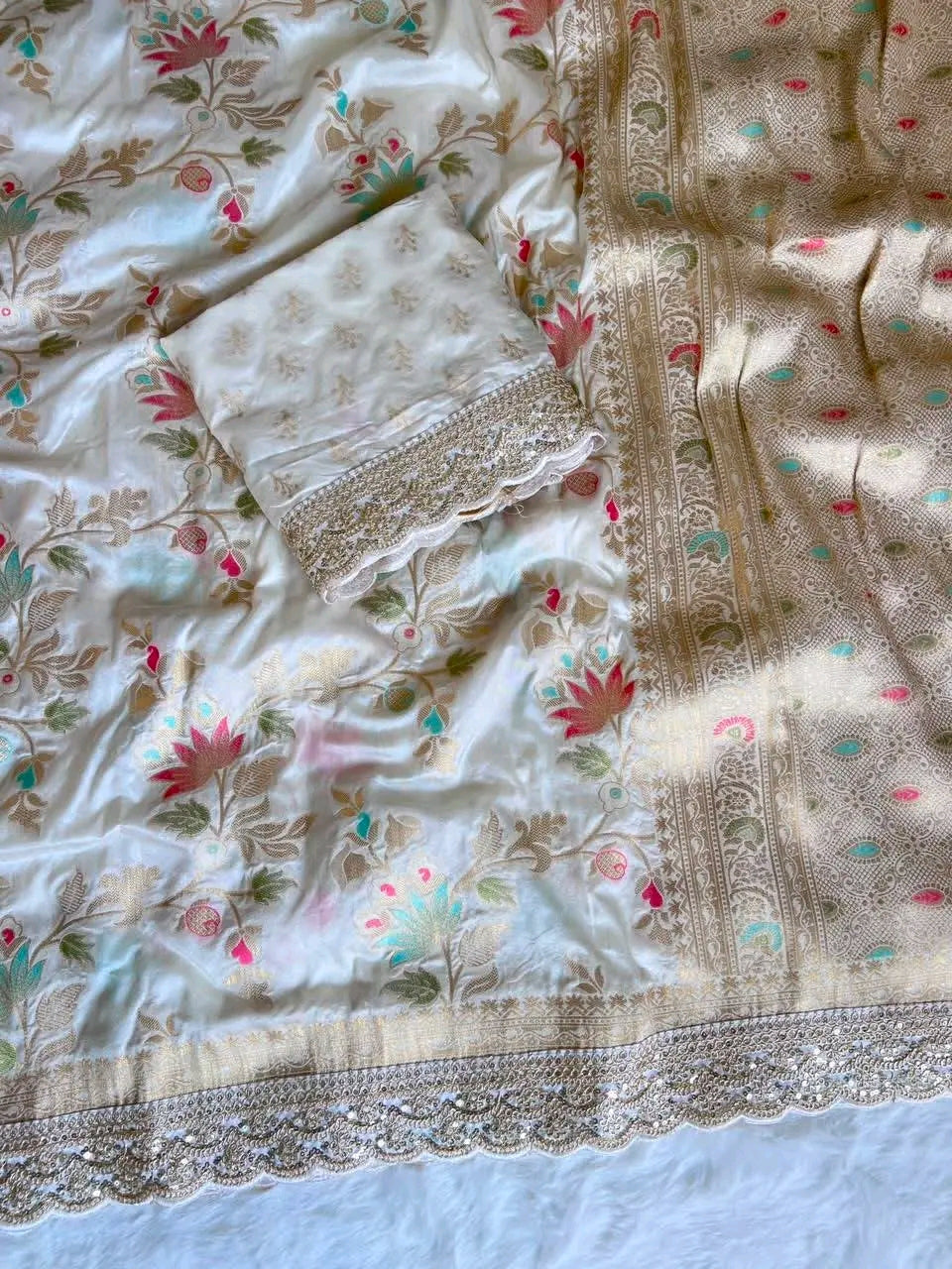 Heavy Dola Silk Saree – Design 07