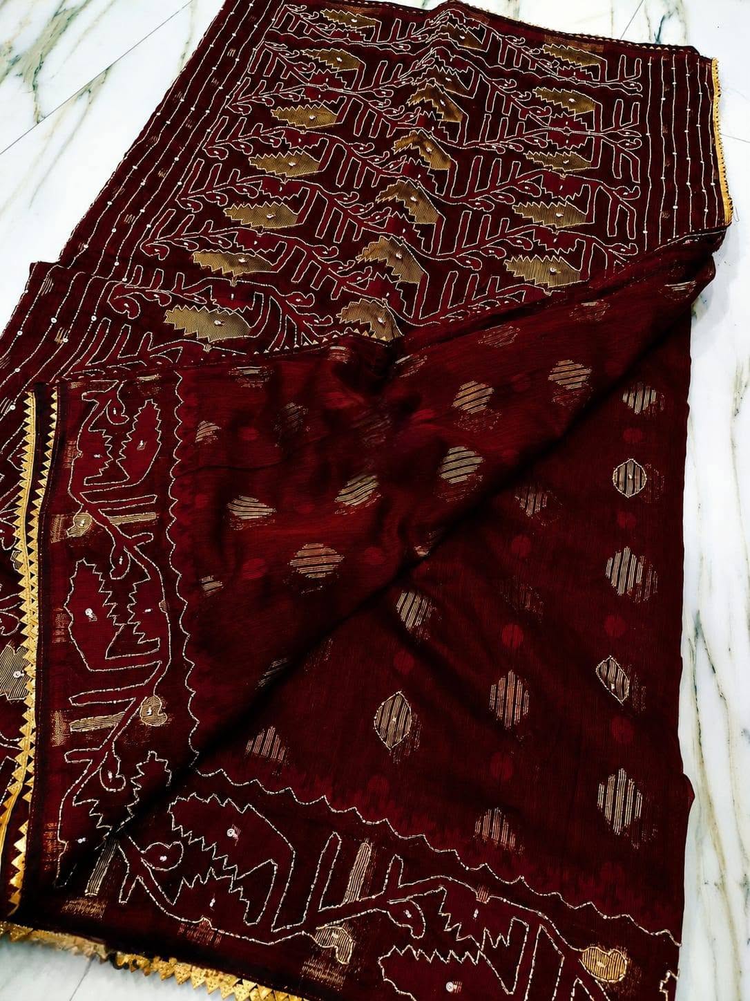 Karchupi Jamdani Saree Design 02