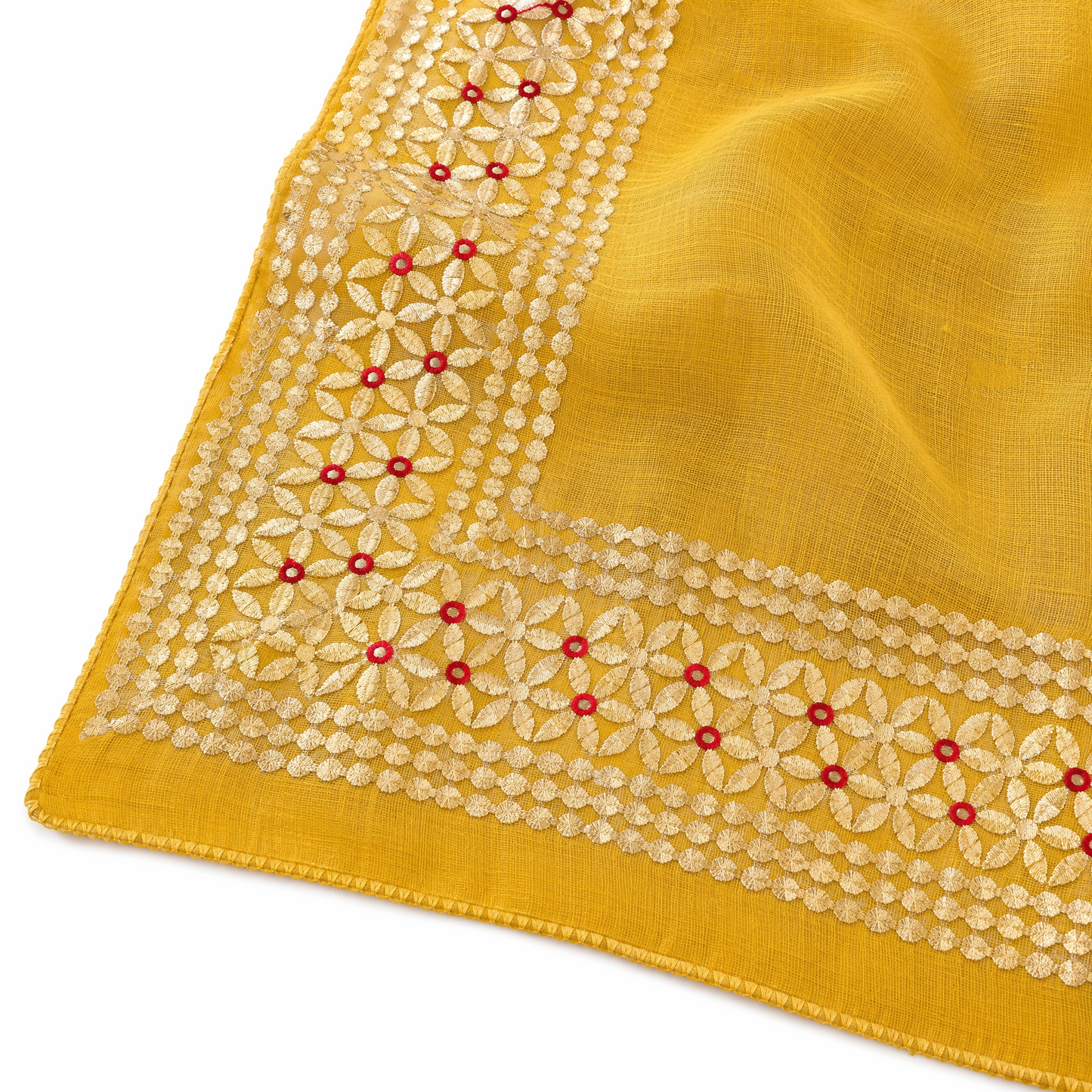 Premium Kota Silk Saree with Matching Blouse Piece – Tumpi's Collection