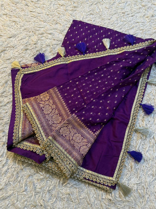 Premium Khaddi Georgette -purple