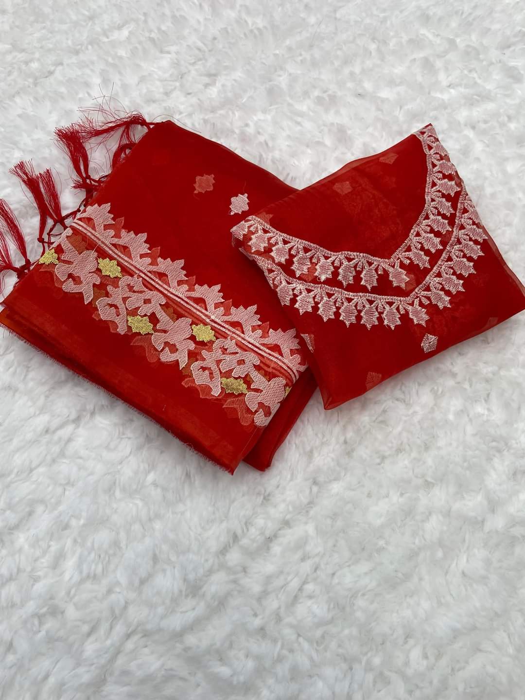 Elegant Organza Silk Saree
