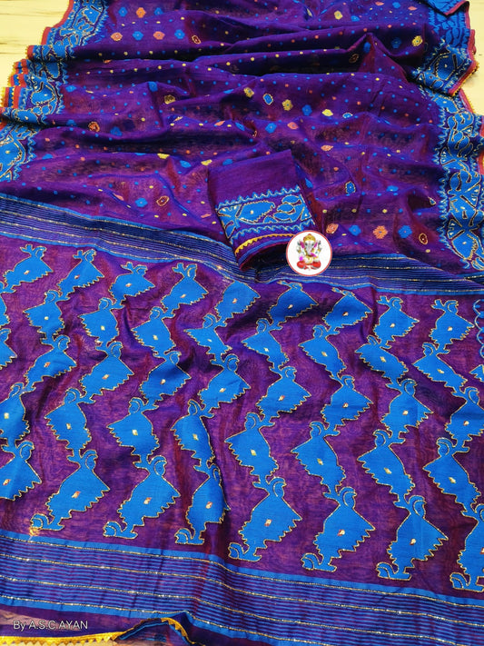 Premium Cutdana Jamdani -Design 04