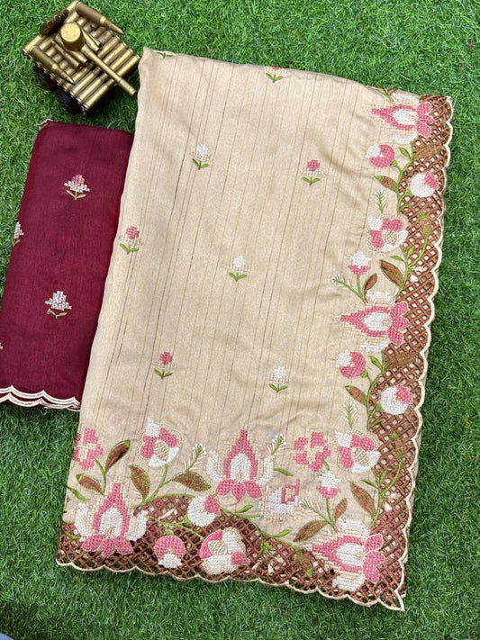 Soft Semi Tussar Silk-Design 03