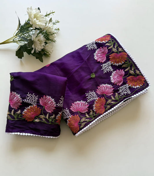 Soft Semi Tussar Silk -Design 11