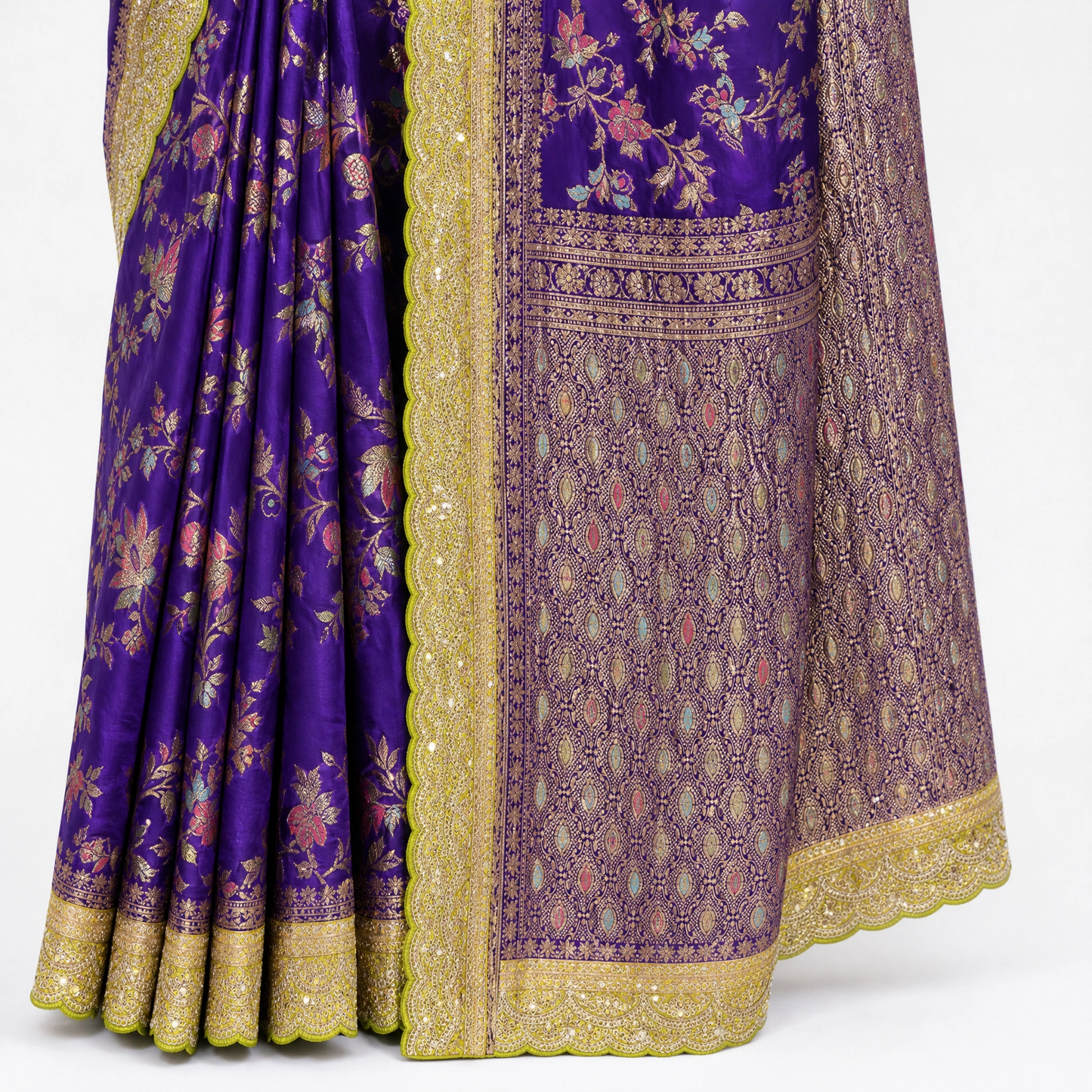 Heavy Dola Silk Saree – Design 01