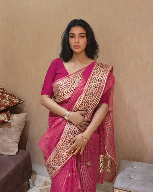 Buy Kota Silk Saree Online in India | Tumpi's Collection - Design -02