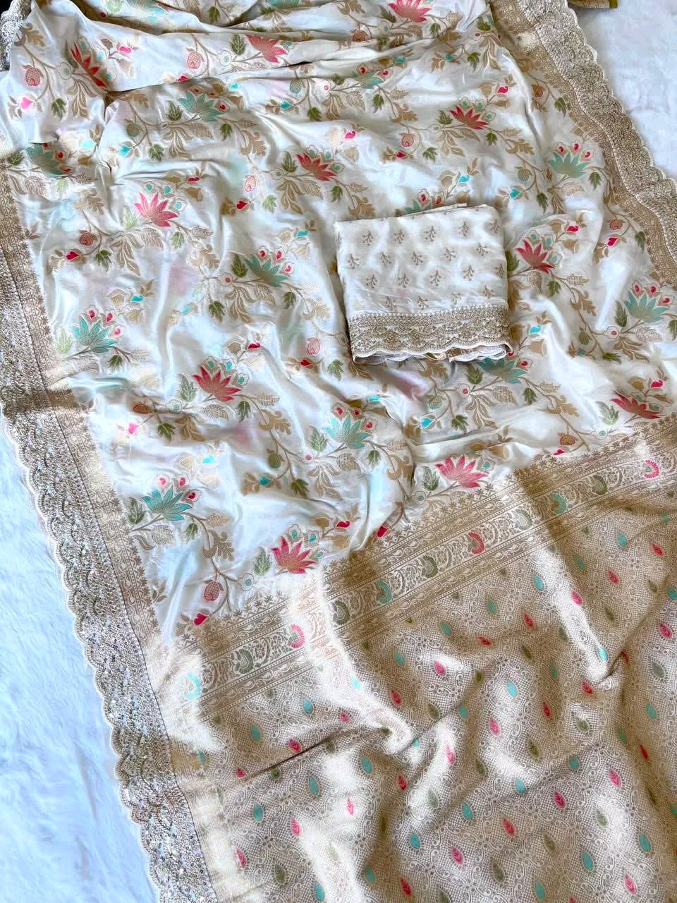 Heavy Dola Silk Saree – Design 07