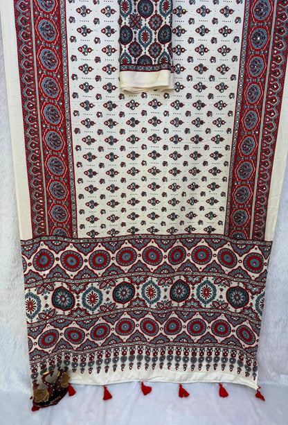 Mirror work Ajrakh modal-off White-Design 02