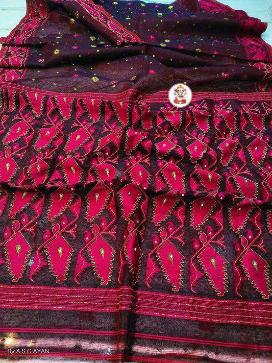 Premium Cutdana Jamdani - Design 05