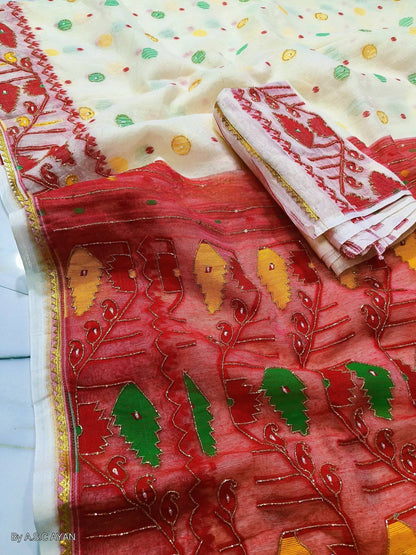 Karchupi Jamdani Saree Design 01