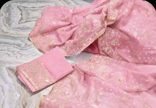 Premium Cutdana Jamdani -Design 07