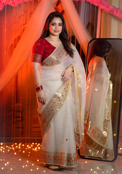 Buy Kota Silk Saree Online in India | Tumpi's Collection - Design -01