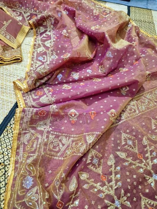 Premium Cutdana Jamdani -Design 09