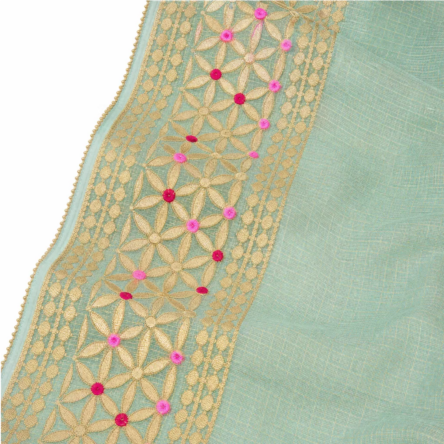 Premium Kota Silk Saree with Matching Blouse Piece – Tumpi's Collection