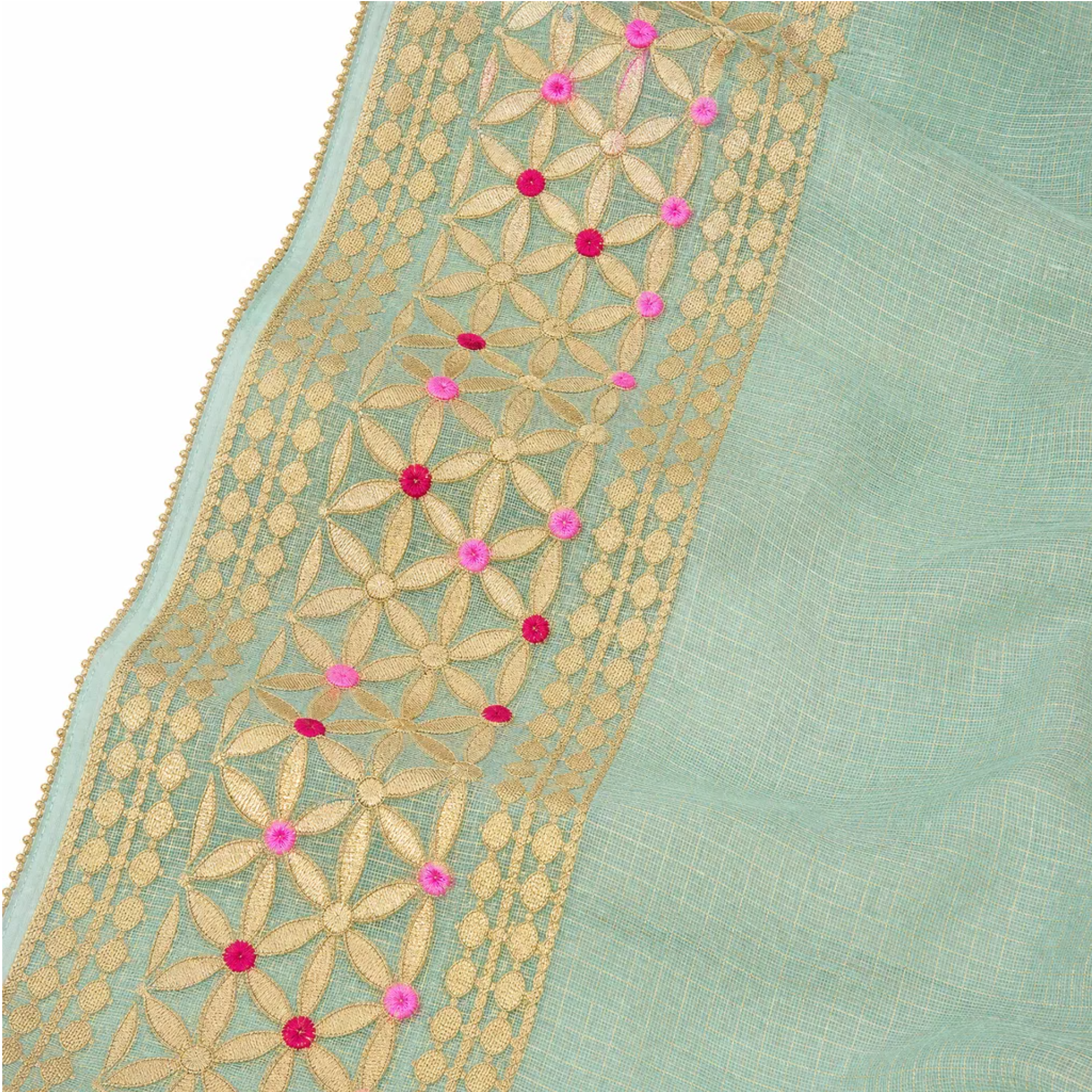 Premium Kota Silk Saree with Matching Blouse Piece – Tumpi's Collection