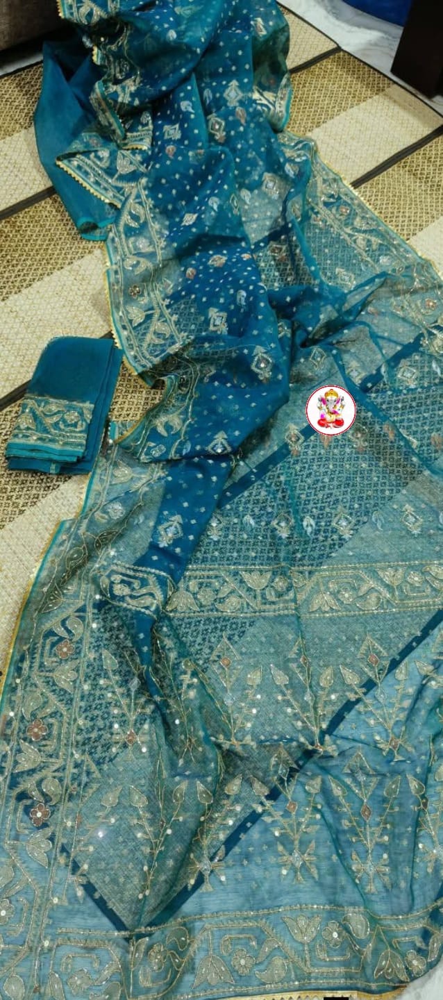 Premium Cutdana Jamdani -Design 06