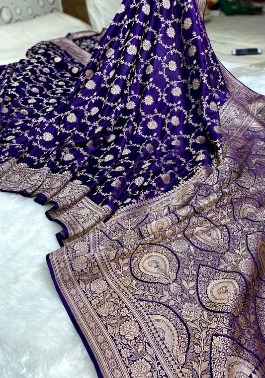Mushroo banarashi silk -Design 22