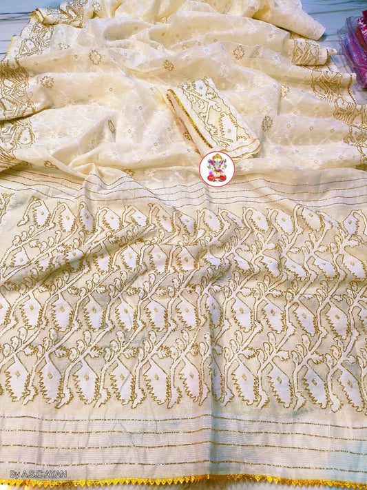 Premium Cutdana Jamdani - Design 03