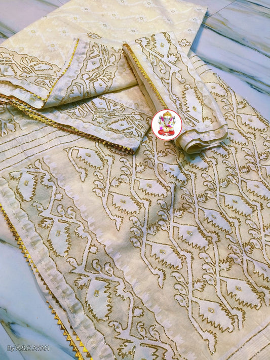 Premium Cutdana Jamdani - Design 03