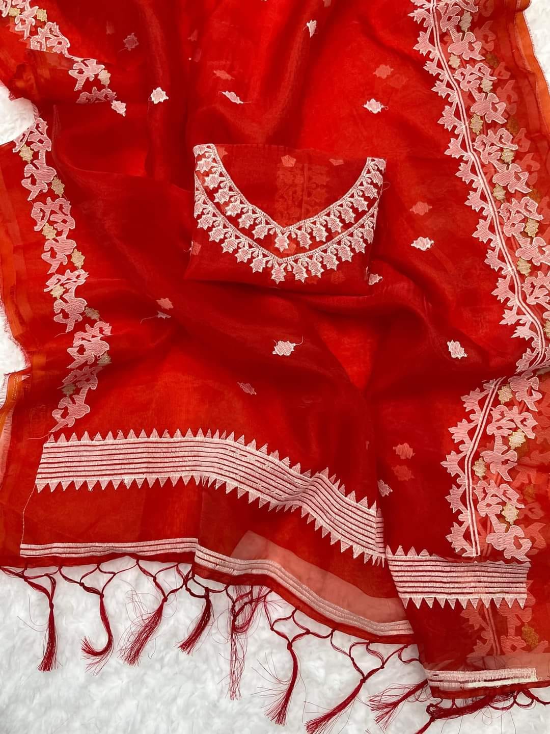 Elegant Organza Silk Saree