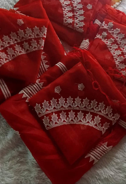 Elegant Organza Silk Saree