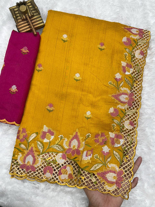 Soft Semi Tussar Silk-Design 01