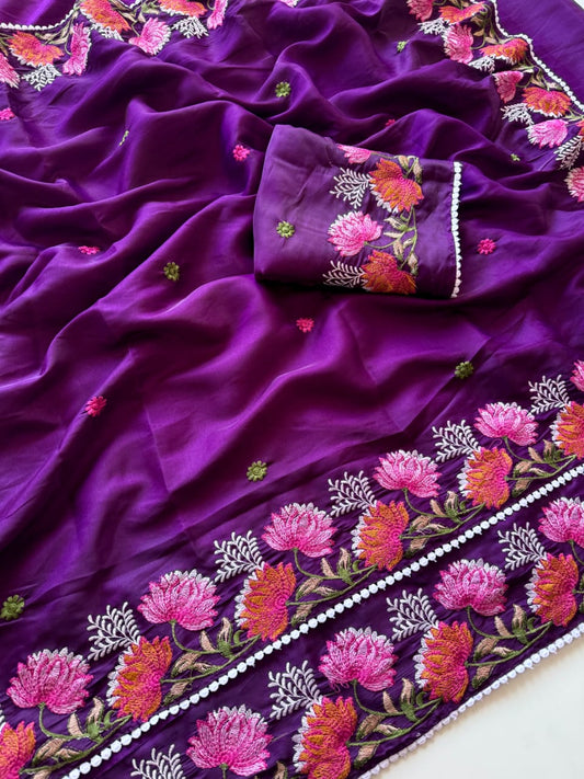 Soft Semi Tussar Silk -Design 11
