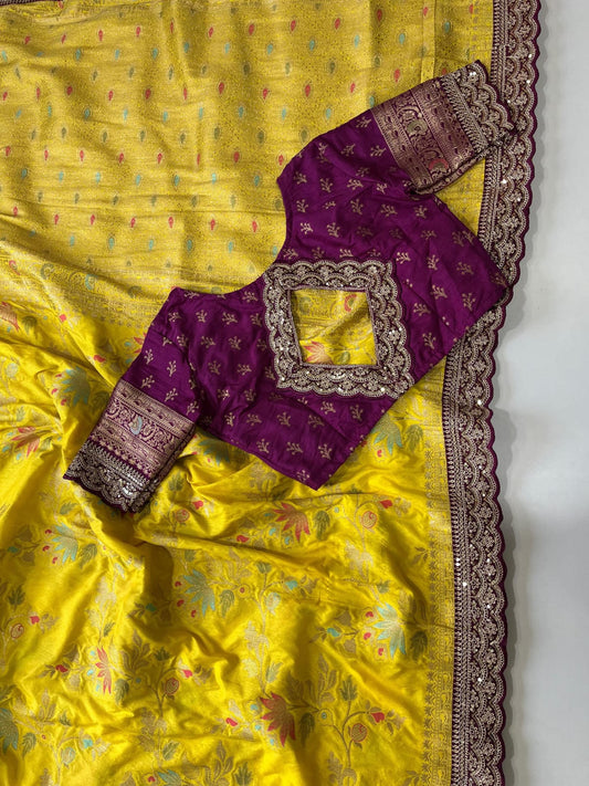 Heavy Dola Silk Saree – Design 04