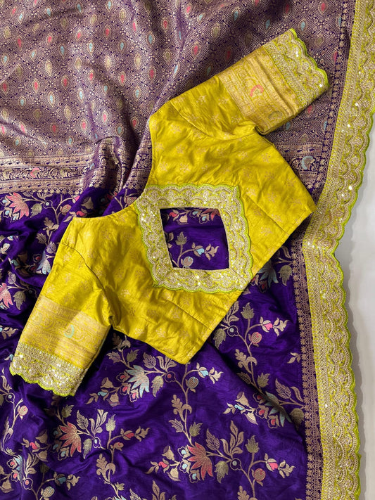 Heavy Dola Silk Saree – Design 01