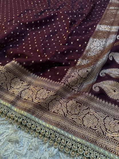 Premium Khaddi Georgette -Maroon