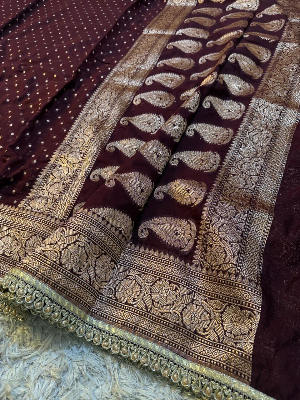 Premium Khaddi Georgette -Maroon
