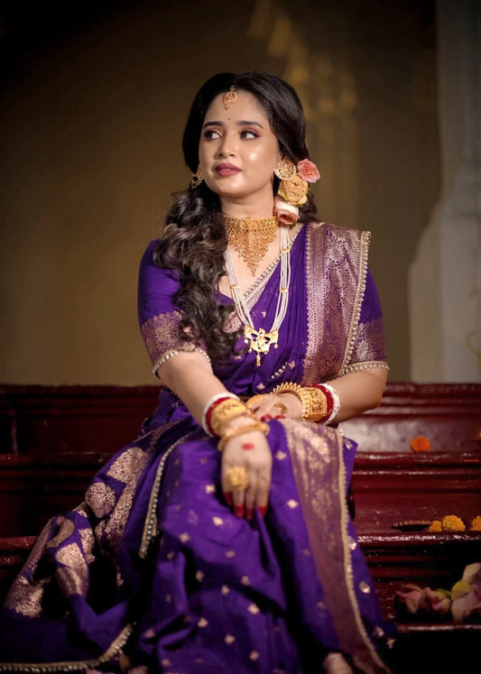 Premium Khaddi Georgette -purple