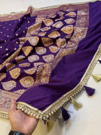 Premium Khaddi Georgette -purple