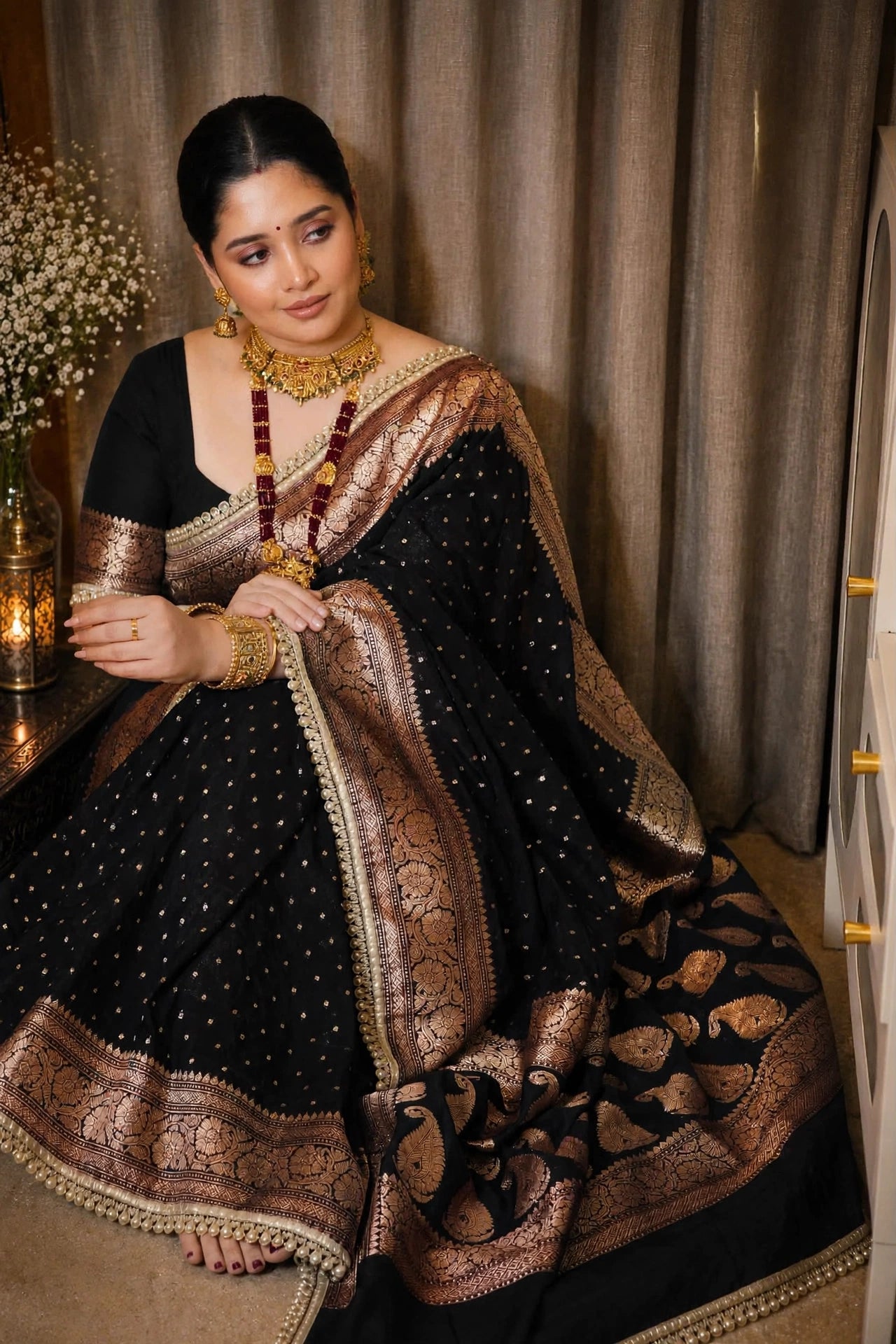 Premium Khaddi Georgette -Black