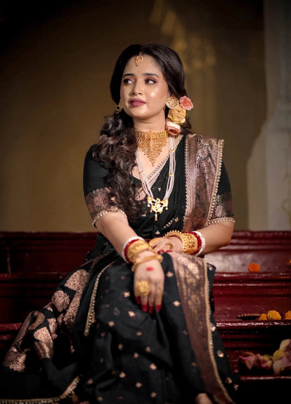 Premium Khaddi Georgette -Black