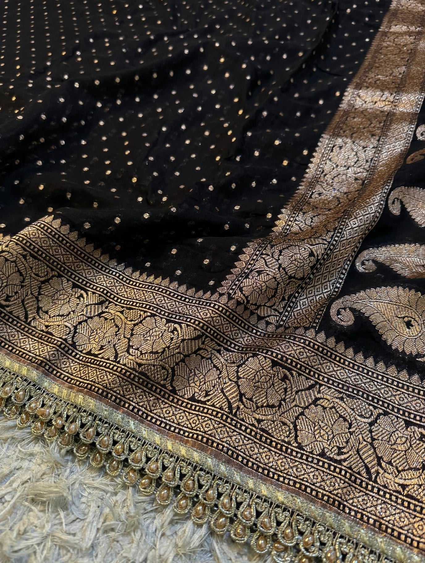 Premium Khaddi Georgette -Black