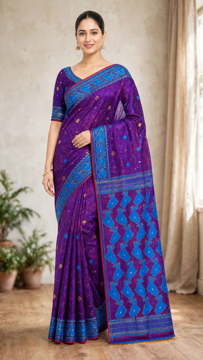 Premium Cutdana Jamdani -Design 04