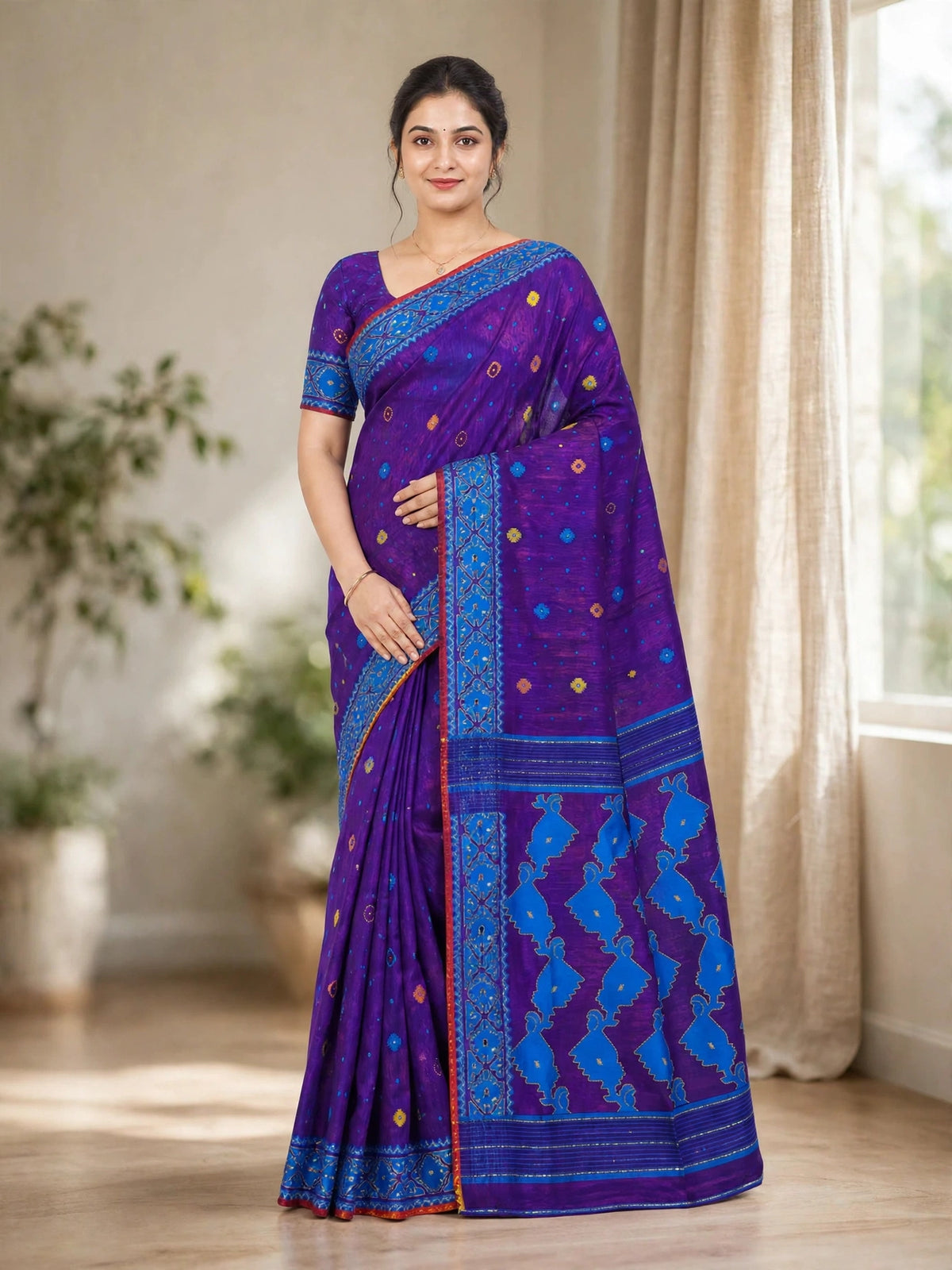 Premium Cutdana Jamdani -Design 04