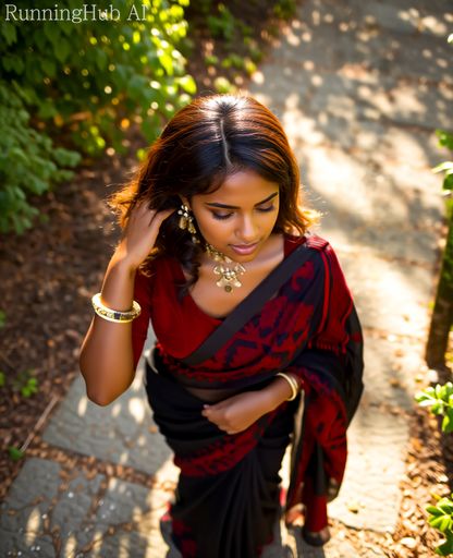 Pure Linen Korat Jamdani Saree – Design 01