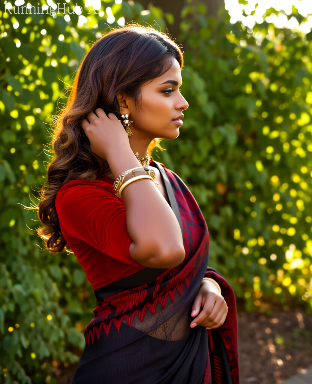 Pure Linen Korat Jamdani Saree – Design 01