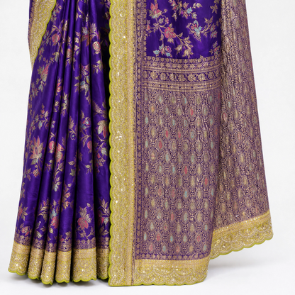 Heavy Dola Silk Saree – Design 01
