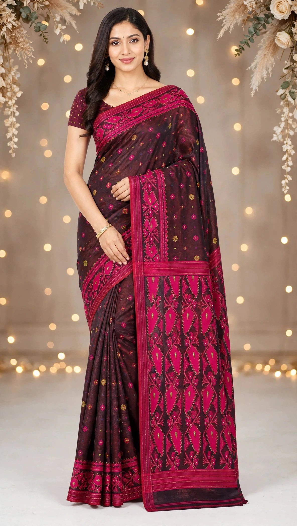Premium Cutdana Jamdani - Design 05